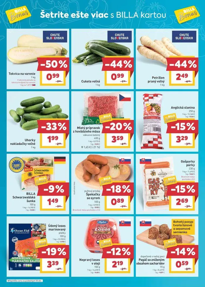 Leták: Leták Billa od 28. augusta do 3. septembra 2024 - Prehľad Stránky 23