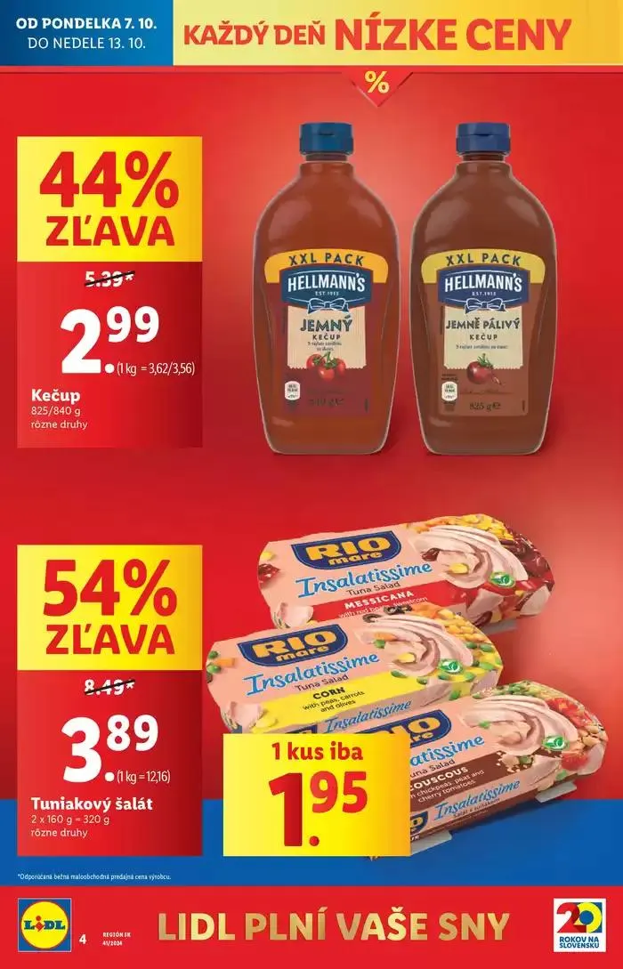 Leták: Platný od štvrtka 10. 10. 2024 od 10. októbra do 13. októbra 2024 - Prehľad Stránky 6