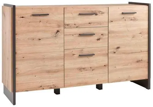 KOMODA, dub artisan, 141,8/86,1/41,3 cm