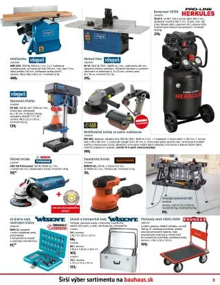 Leták: BAUHAUS aktuálna ponuka od 4. septembra do 1. októbra 2023 - Prehľad Stránky 3