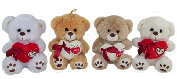 Vizopol M3635 Medveď 20cm so srdcom