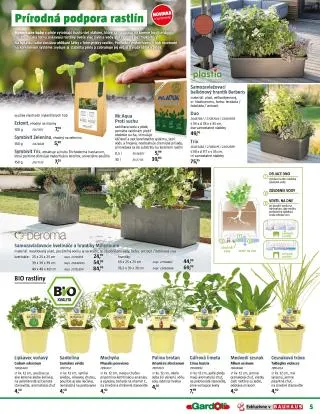 Leták: BAUHAUS aktuálna ponuka - Záhradné centrum od 18. marca do 14. apríla 2024 - Prehľad Stránky 5