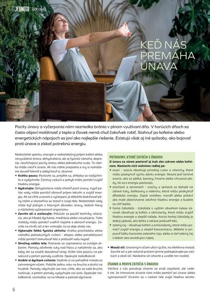 Leták: Čítanie, ktoré si vychutnáte od 1. júna do 30. júna 2024 - Prehľad Stránky 6