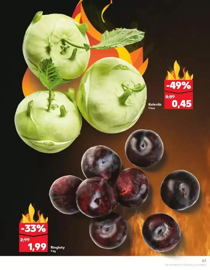 Leták: Naše najlepšie ponuky pre vás od 26. septembra do 2. októbra 2024 - Prehľad Stránky 67