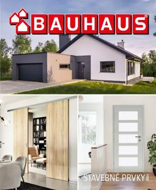 Leták: BAUHAUS katalóg - Stavebné prvky od 16. augusta do 31. decembra 2023 - Prehľad Stránky 1