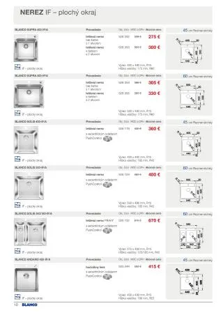Leták: BLANCO akciová ponuka od 1. septembra do 31. decembra 2023 - Prehľad Stránky 10