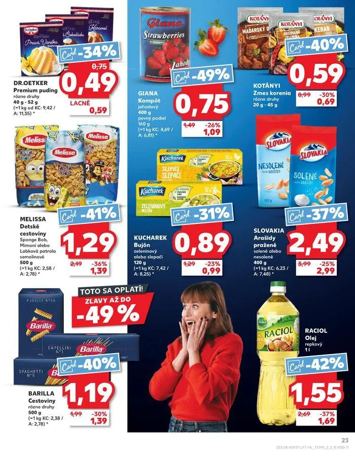 Leták: Exkluzívne výhodné ponuky od 12. septembra do 18. septembra 2024 - Prehľad Stránky 23