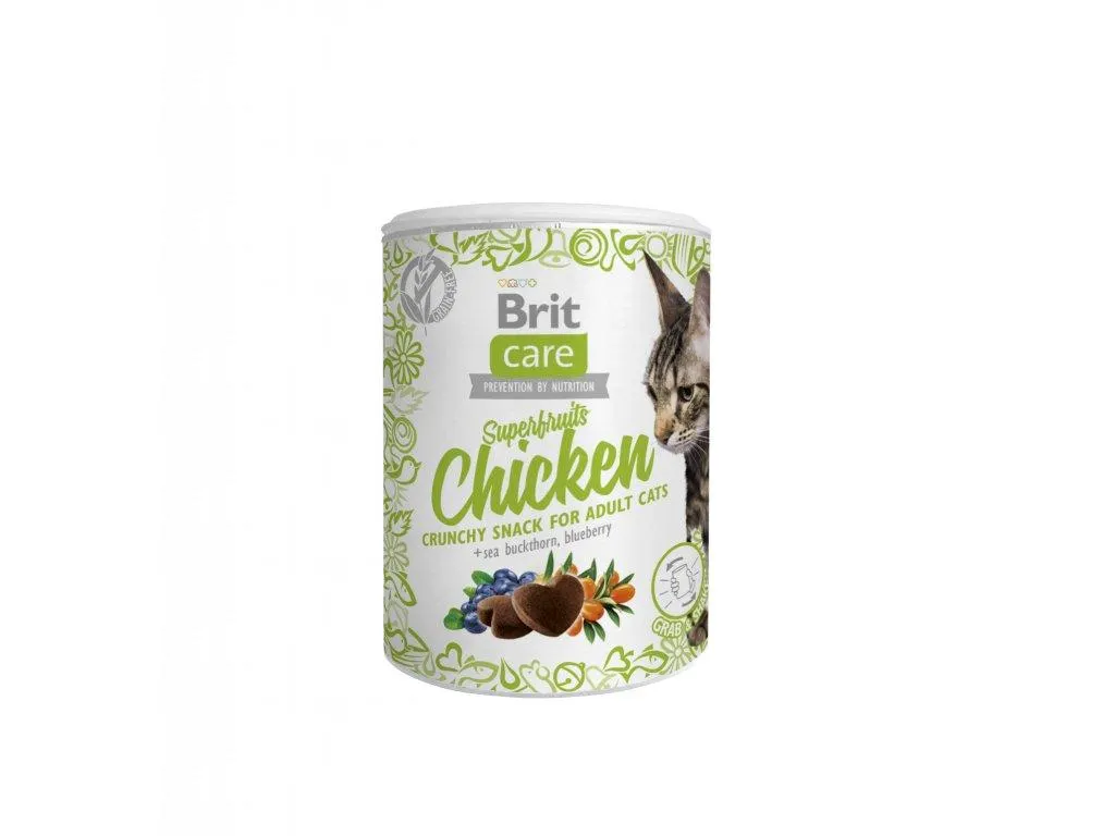 Brit Care Cat Snack Superfruits Chicken 100g