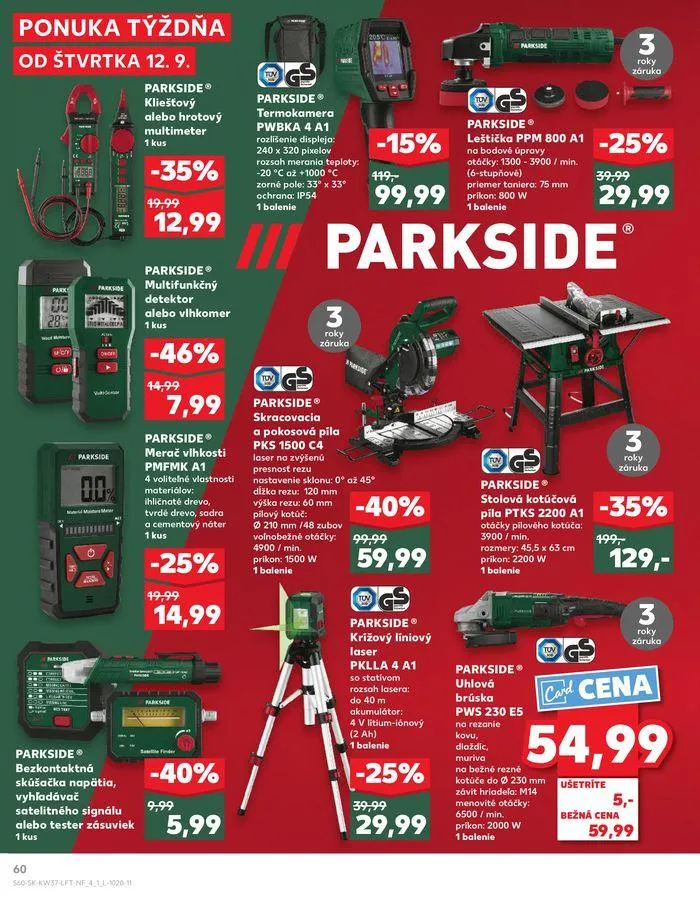 Leták: Exkluzívne výhodné ponuky od 12. septembra do 18. septembra 2024 - Prehľad Stránky 60
