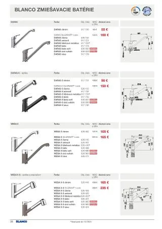 Leták: BLANCO akciová ponuka od 1. septembra do 31. decembra 2023 - Prehľad Stránky 38