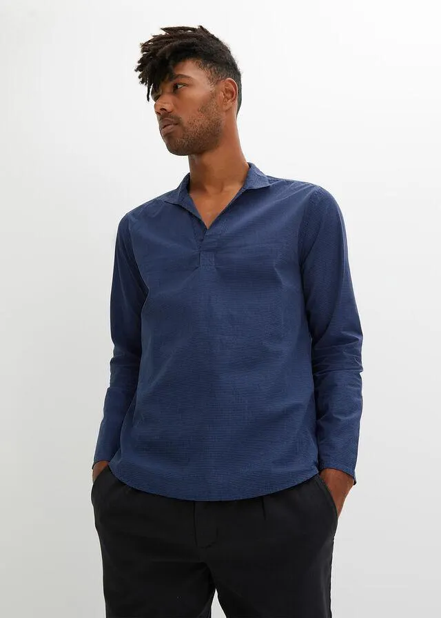 Cămaşă cu mâneci lungi, bumbac bio