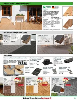 Leták: BAUHAUS aktuálna ponuka - Záhradné centrum od 18. marca do 14. apríla 2024 - Prehľad Stránky 11