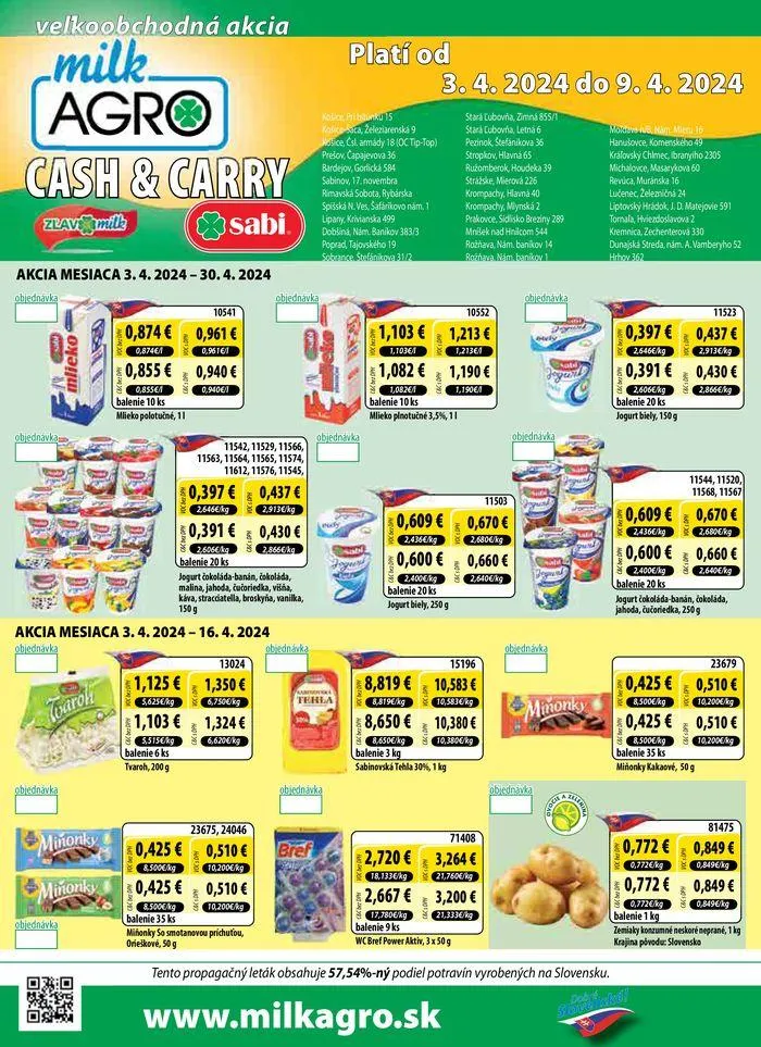 Cash & Carry leták do 30.04  - 1