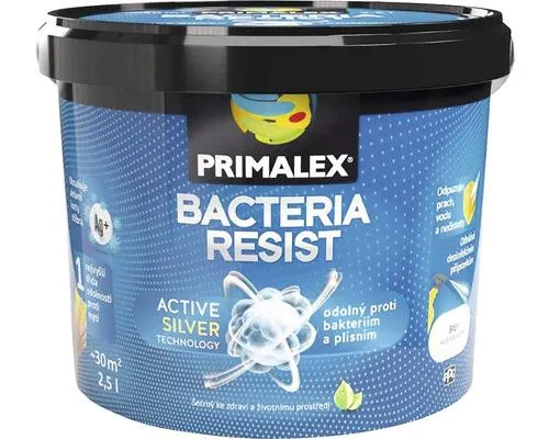 Farba Primalex Bacteria Resist biela 2,5 l