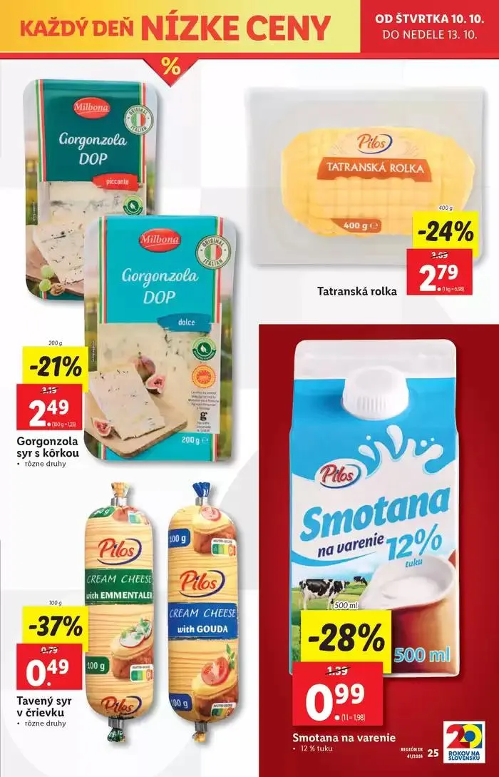 Leták: Platný od štvrtka 10. 10. 2024 od 10. októbra do 13. októbra 2024 - Prehľad Stránky 27