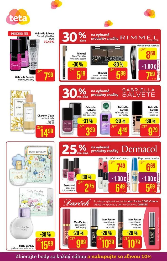 Leták: TETA Drogerie katalóg od 3. júna do 12. júna 2024 - Prehľad Stránky 3