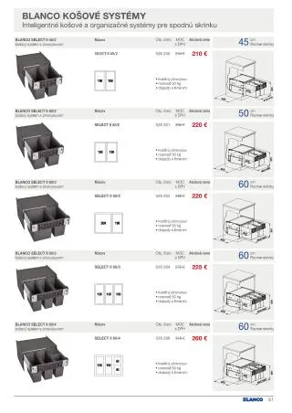 Leták: BLANCO akciová ponuka od 1. septembra do 31. decembra 2023 - Prehľad Stránky 51
