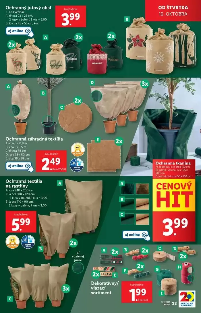 Leták: Platný od štvrtka 10. 10. 2024 od 10. októbra do 13. októbra 2024 - Prehľad Stránky 75