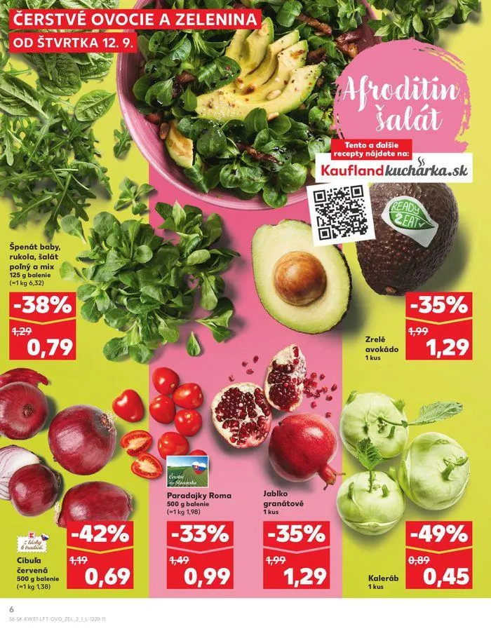 Leták: Exkluzívne výhodné ponuky od 12. septembra do 18. septembra 2024 - Prehľad Stránky 6