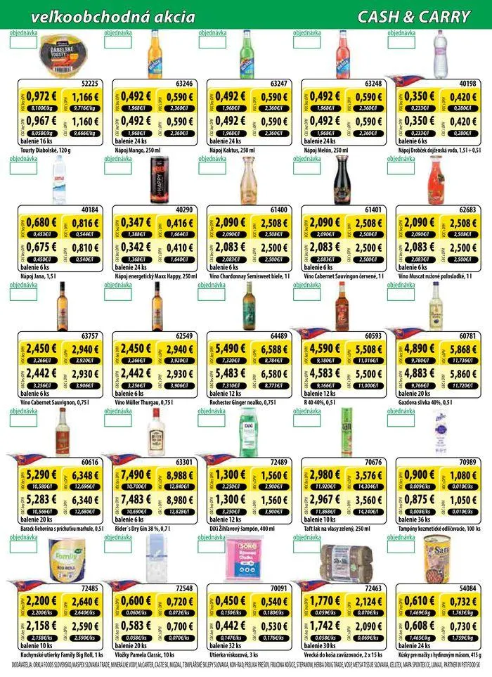 Leták: Cash & Carry leták do 30.04  od 3. apríla do 30. apríla 2024 - Prehľad Stránky 7