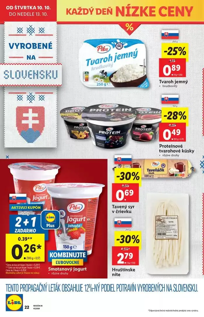 Leták: Platný od štvrtka 10. 10. 2024 od 10. októbra do 13. októbra 2024 - Prehľad Stránky 24