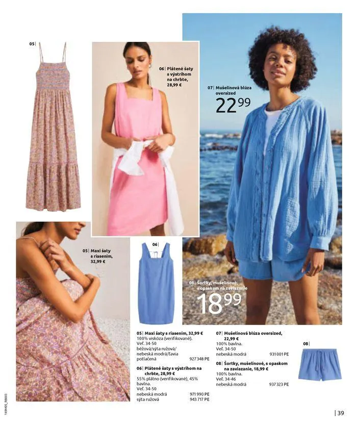 Leták: BonPrix Dovolenka VolÁ od 14. mája do 13. augusta 2024 - Prehľad Stránky 41