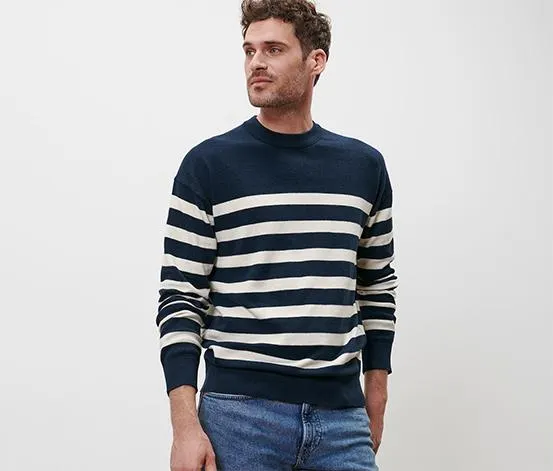 Pulóver s okrúhlym výstrihom