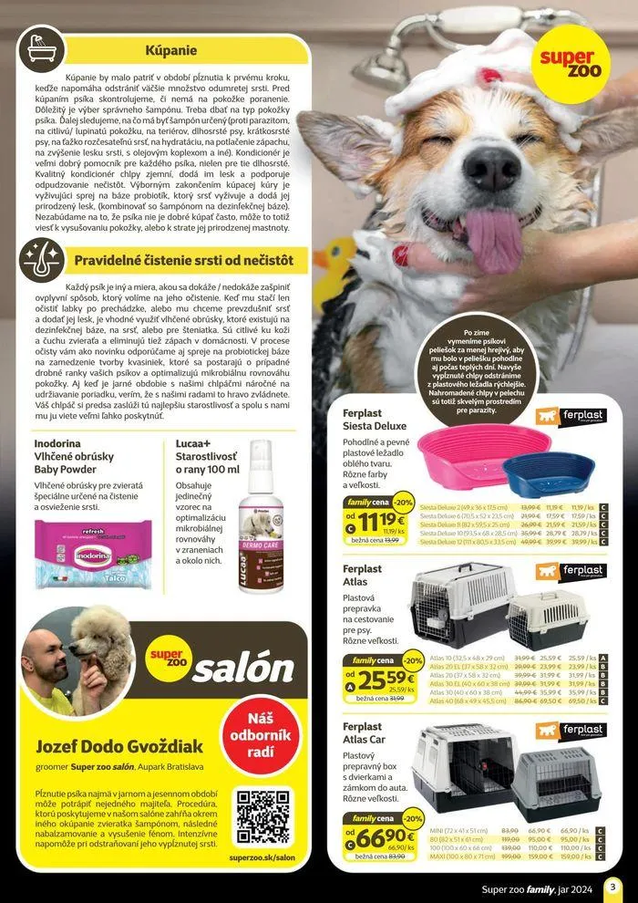 Leták: Super zoo family Jar 2024  od 13. marca do 31. mája 2024 - Prehľad Stránky 3