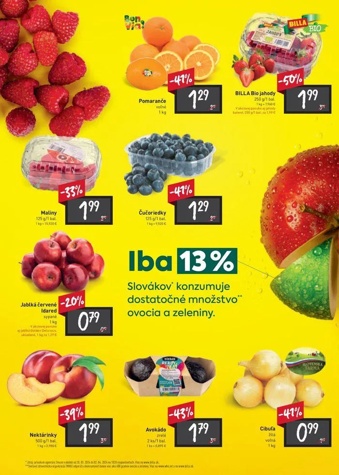 Leták: Akciová ponuka platí od utorka 7. 5. do 14. 5. 2024. od 7. mája do 14. mája 2024 - Prehľad Stránky 2