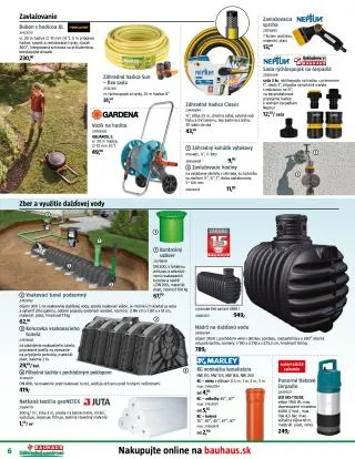 Leták: BAUHAUS aktuálna ponuka - Záhradné centrum od 18. marca do 14. apríla 2024 - Prehľad Stránky 6
