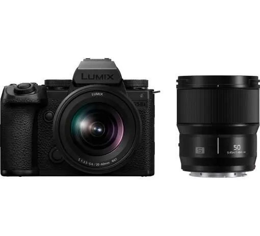 Panasonic Lumix DC-S5 II X čierna + Lumix S 20-60 mm f/3.5-5.6 + Lumix S 50 mm f/1.8