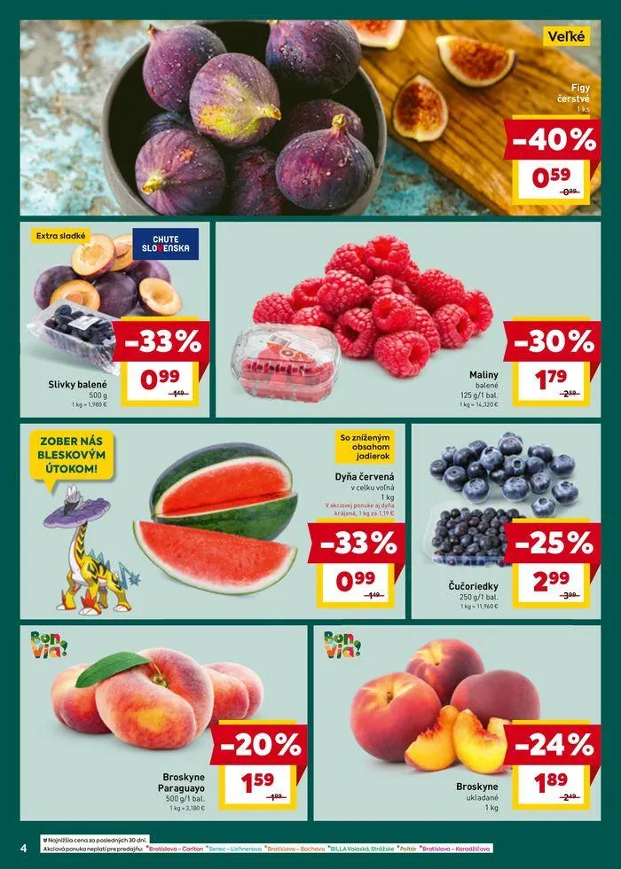 Leták: Leták Billa od 28. augusta do 3. septembra 2024 - Prehľad Stránky 4
