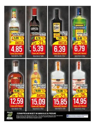 Leták: Klas aktuálny akciový leták - Poprad od 5. februára do 11. februára 2024 - Prehľad Stránky 15