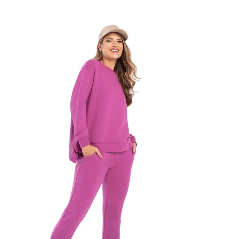 Női kapucnis pulóver VOLCANO-B-PAOLA-401-PINK