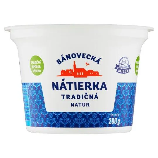 Milsy Bánovecká nátierka tradičná natur 200 g