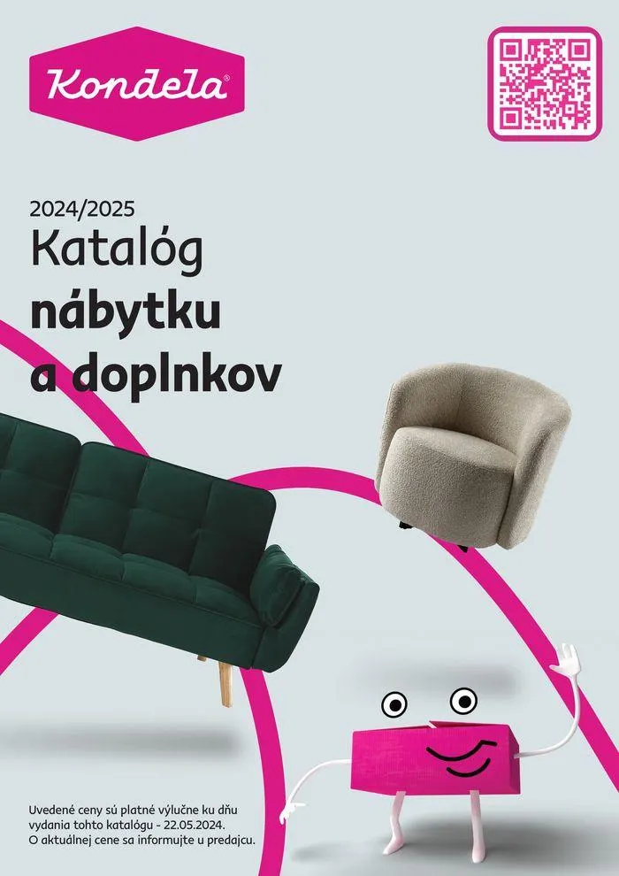 Leták: Katalóg nábytku a doplnkov  od 10. júna do 31. augusta 2024 - Prehľad Stránky 1