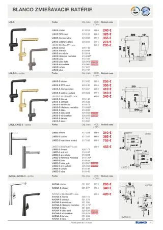 Leták: BLANCO akciová ponuka od 1. septembra do 31. decembra 2023 - Prehľad Stránky 41