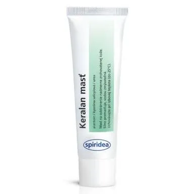 KERALAN Masť na odstránenie a zmäkčenie nadmerne zrohovatenej a zhrubnutej kože 50 g