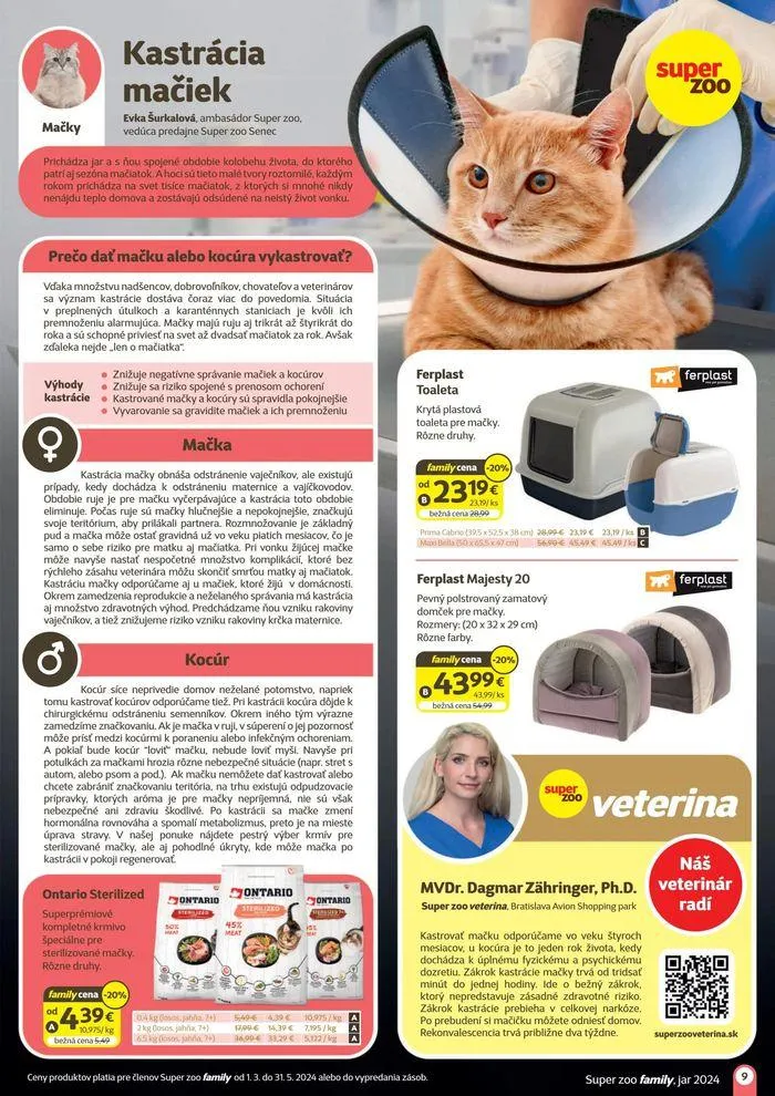 Leták: Super zoo family Jar 2024  od 13. marca do 31. mája 2024 - Prehľad Stránky 9
