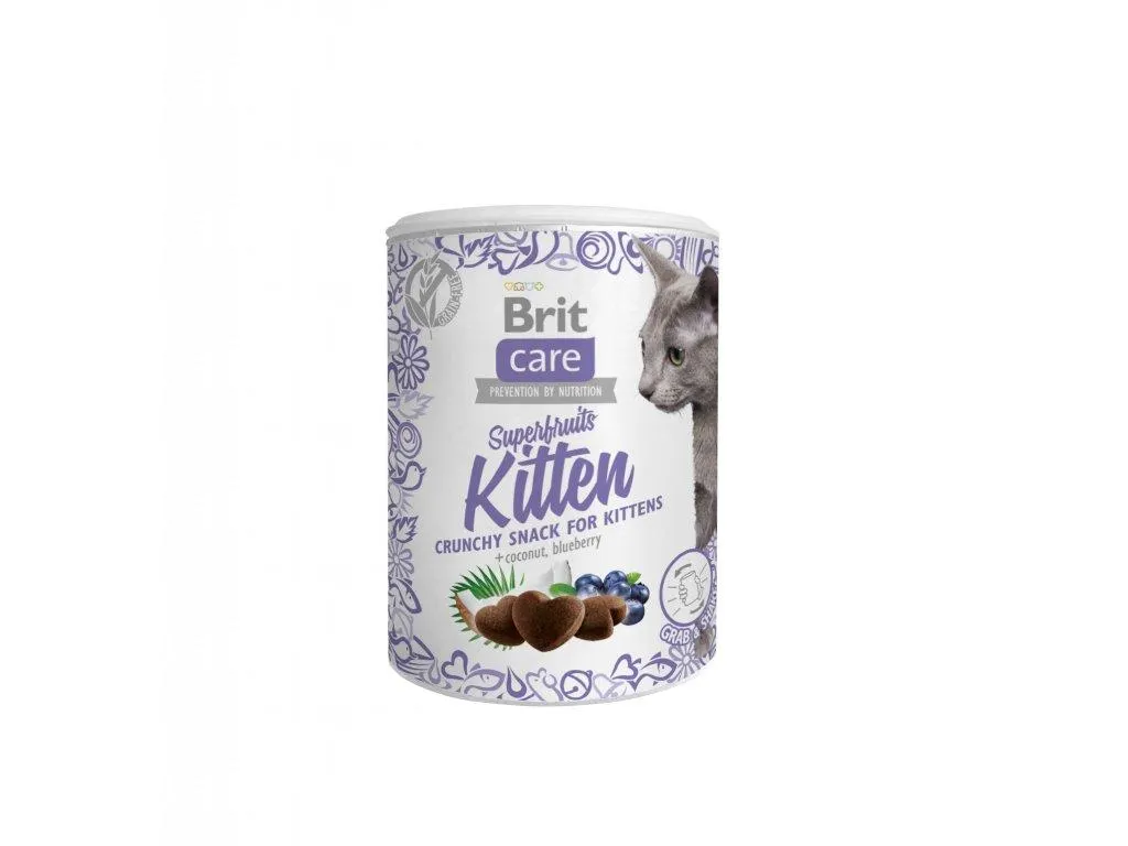 Brit Care Cat Snack Superfruits Kitten 100g