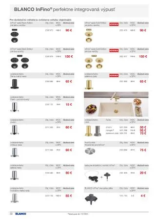 Leták: BLANCO akciová ponuka od 1. septembra do 31. decembra 2023 - Prehľad Stránky 30