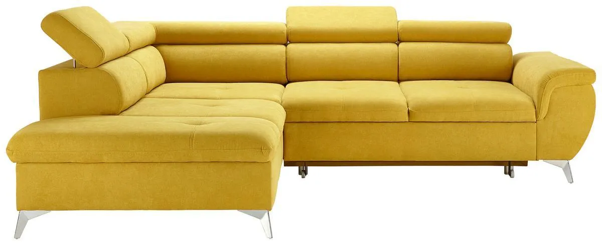 Sedacia Súprava Monk, Žltá, Ľavý Roh