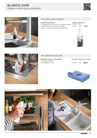 Leták: BLANCO akciová ponuka od 1. septembra do 31. decembra 2023 - Prehľad Stránky 53