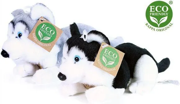 Rappa 201675 Plyšový pes husky ležiaci 17cm