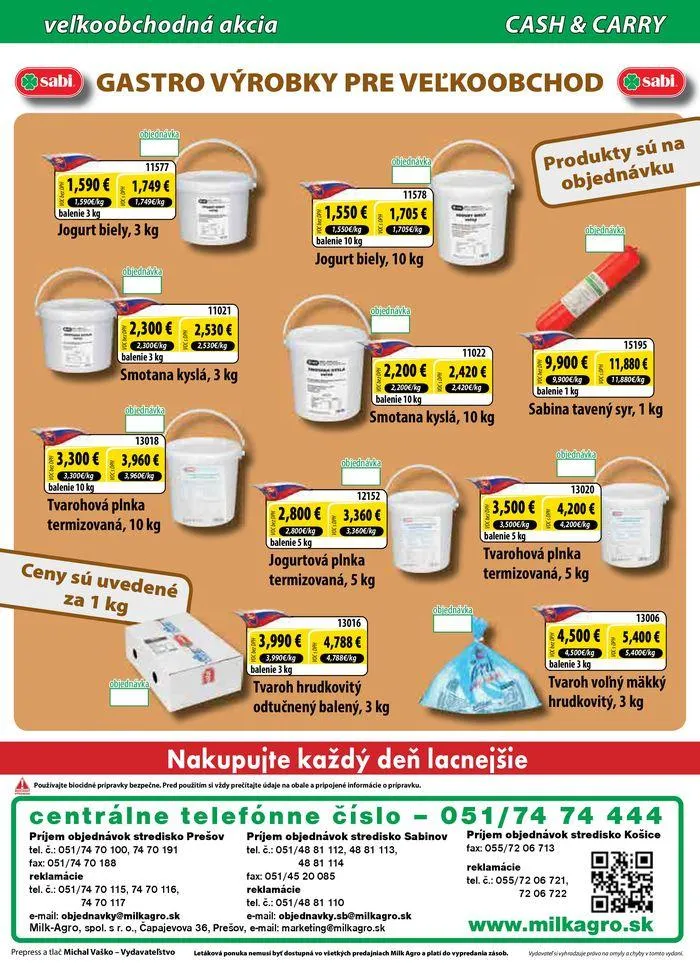 Leták: Cash & Carry leták do 30.04  od 3. apríla do 30. apríla 2024 - Prehľad Stránky 8