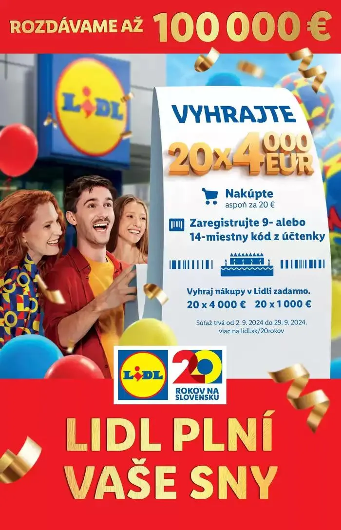 Leták: Platný od pondelka 23. 09. 2024 od 23. septembra do 29. septembra 2024 - Prehľad Stránky 3