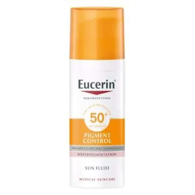 EUCERIN Sun pigment control SPF50+ emulzia na tvár 50 ml - 1+1