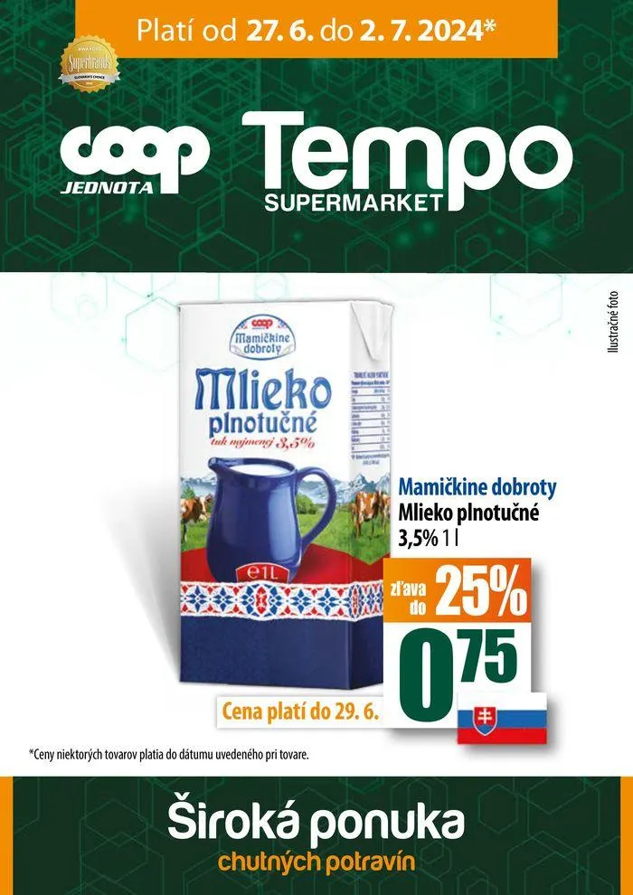 Platí od 27. 6. do 2. 7. 2024* - 1