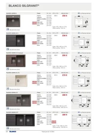 Leták: BLANCO akciová ponuka od 1. septembra do 31. decembra 2023 - Prehľad Stránky 20