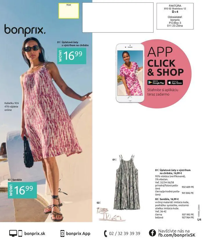 Leták: BonPrix Dovolenka VolÁ od 14. mája do 13. augusta 2024 - Prehľad Stránky 100